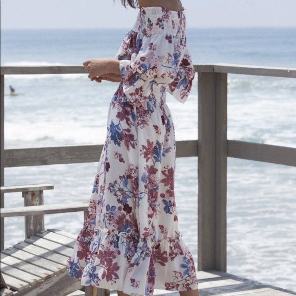 NWT MISA Los Angeles Evangelie Off Shoulder Dress